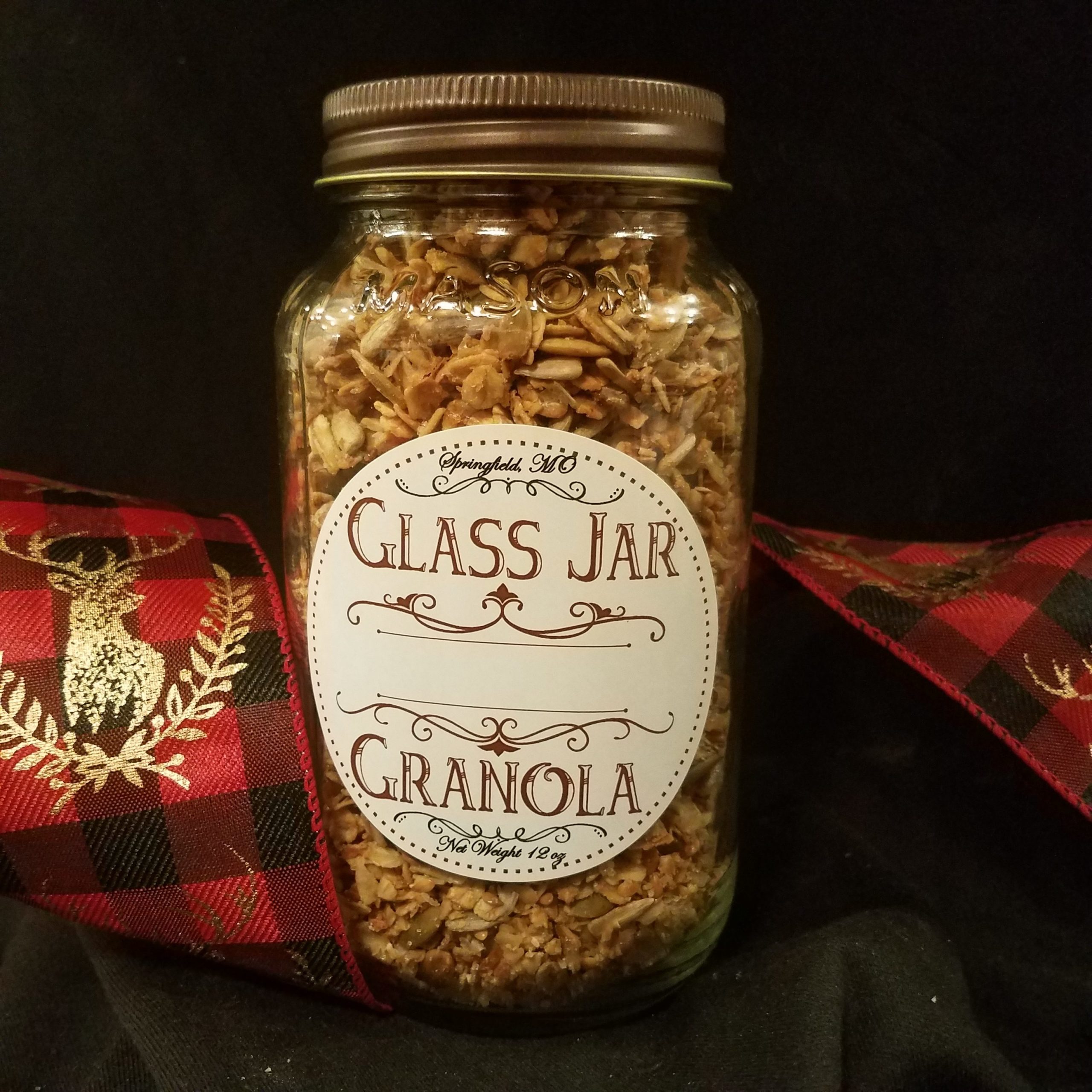 Seedy Maple Glass Jar Granola Pickwick & Cherry