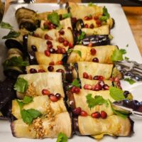 Walnut-Eggplant Rolls
