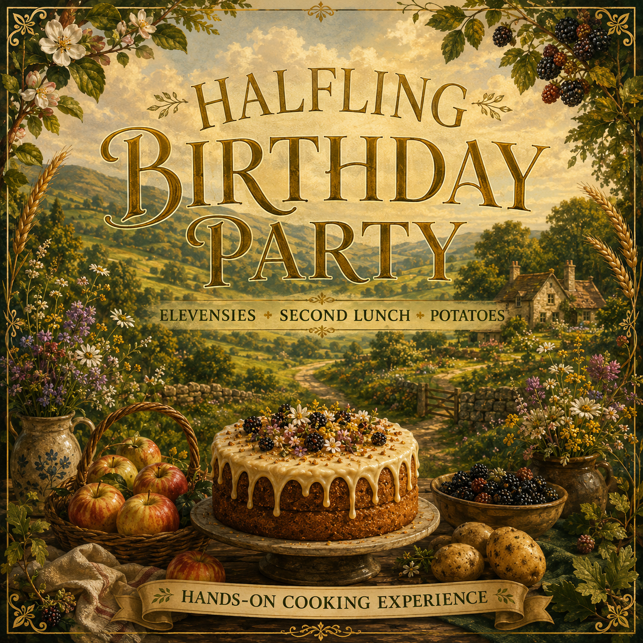 Halfling Birthday Party Cooking Experience